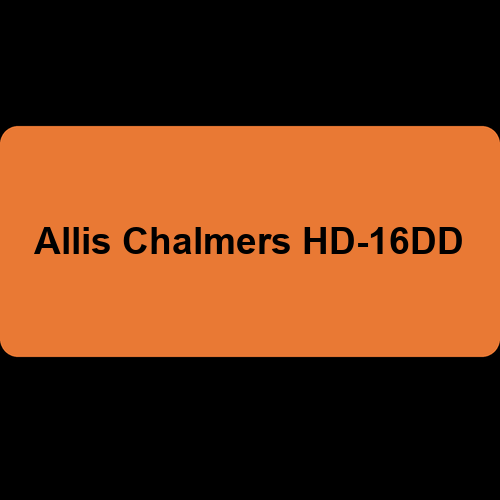 Allis Chalmers HD-16DD